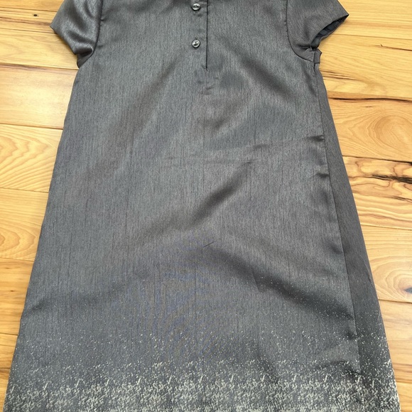 Elegant Charcoal Dress NWOT 5 - Picture 2 of 4